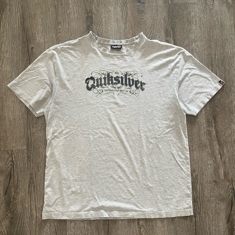 2000s Quicksilver Gothic Font Tee